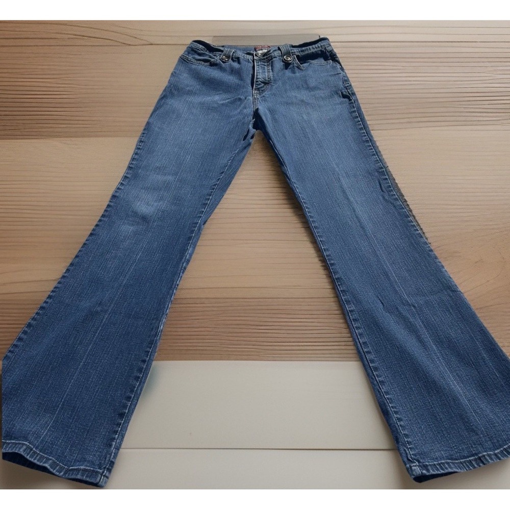 Levi Strauss Bootcut Jeans Women 10 Medium Blue Slimming Mid Rise Y2K Classic